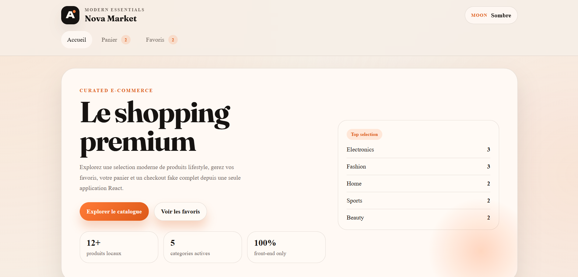 Full E-commerce Website project screenshot